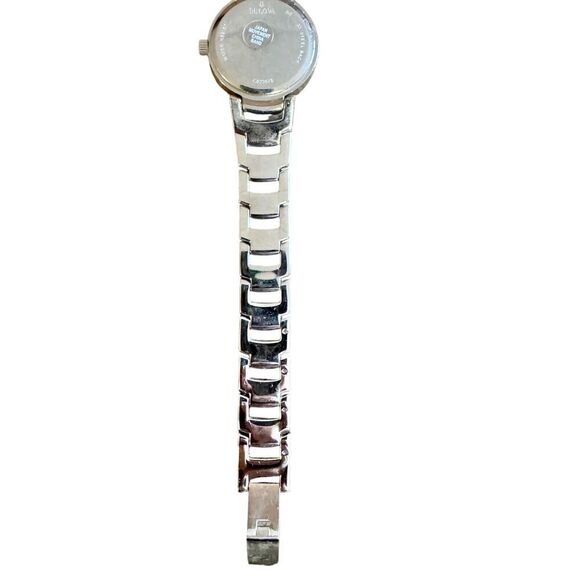 Caravelle by Bulova Women's Two-Tone Stainless Steel Silver Diamond Watch - Picture 8 of 10